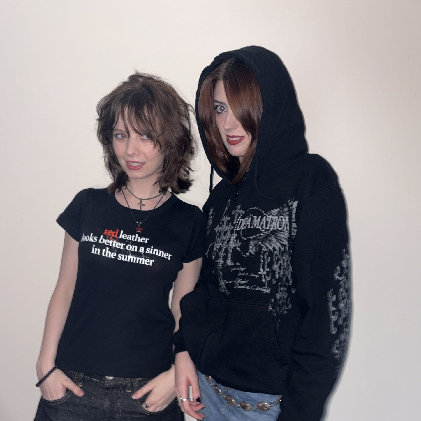 DEA MATRONA ZIP HOODIE (BLACK)