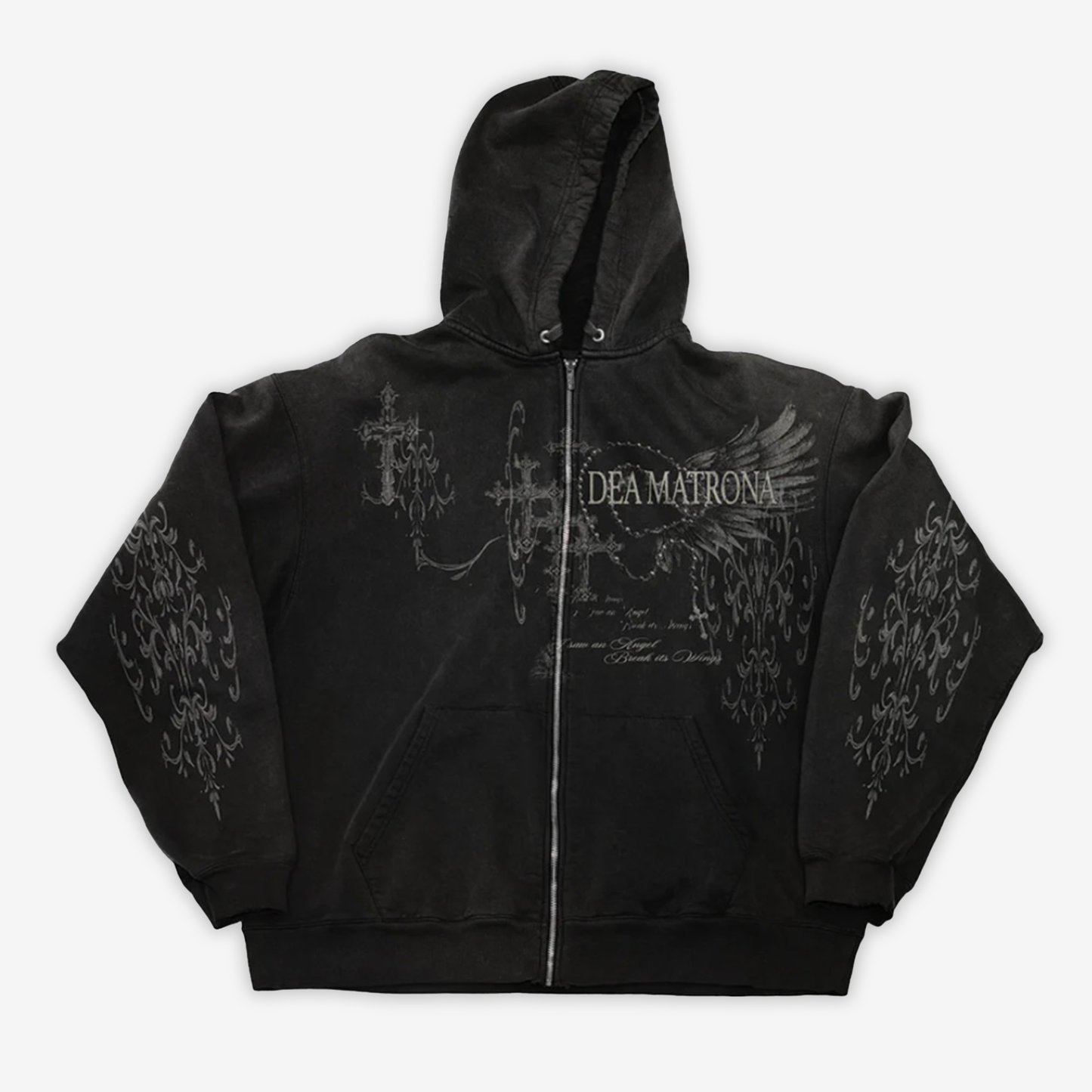 DEA MATRONA ZIP HOODIE (BLACK)