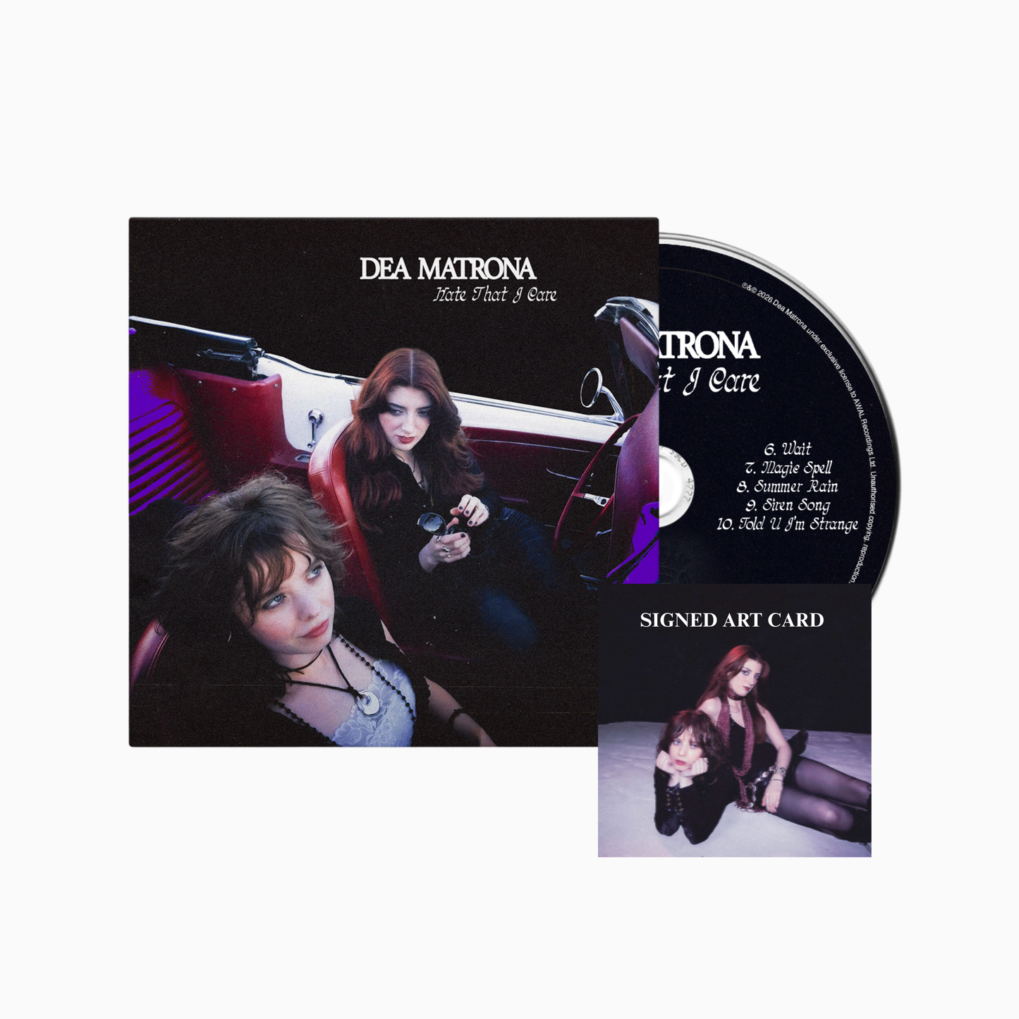 HATE THAT I CARE - CD (WITH SIGNED ART CARD)