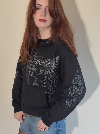 DEA MATRONA ZIP HOODIE (BLACK)